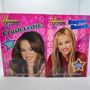 Hannah Montana Book Set – “Crush-tastic!” & “Super Sneak”